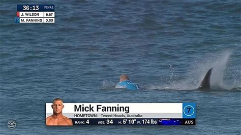 mick fanning shark attack 2015